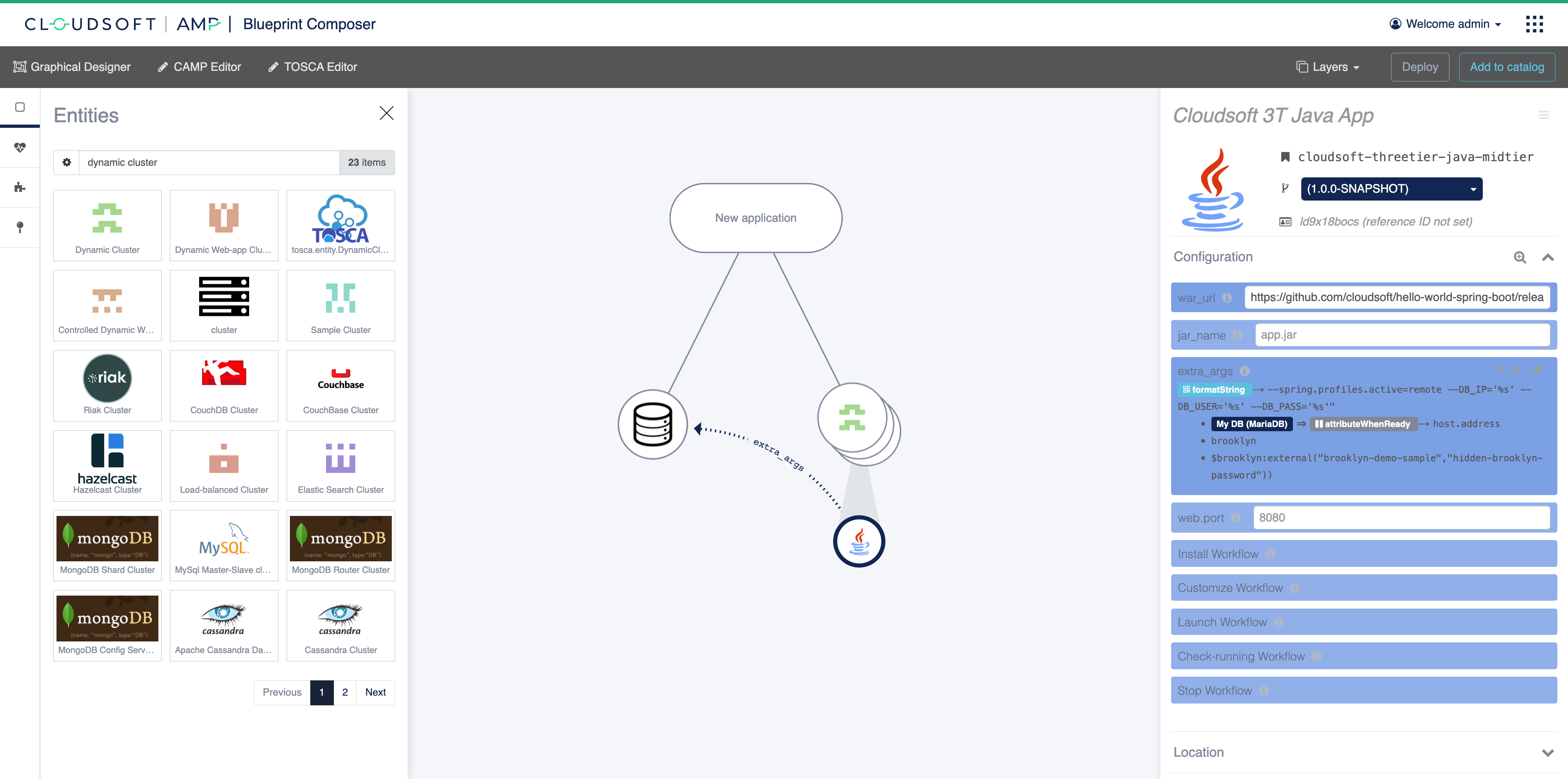 Blueprint composer - Spec editor for the web node - member spec