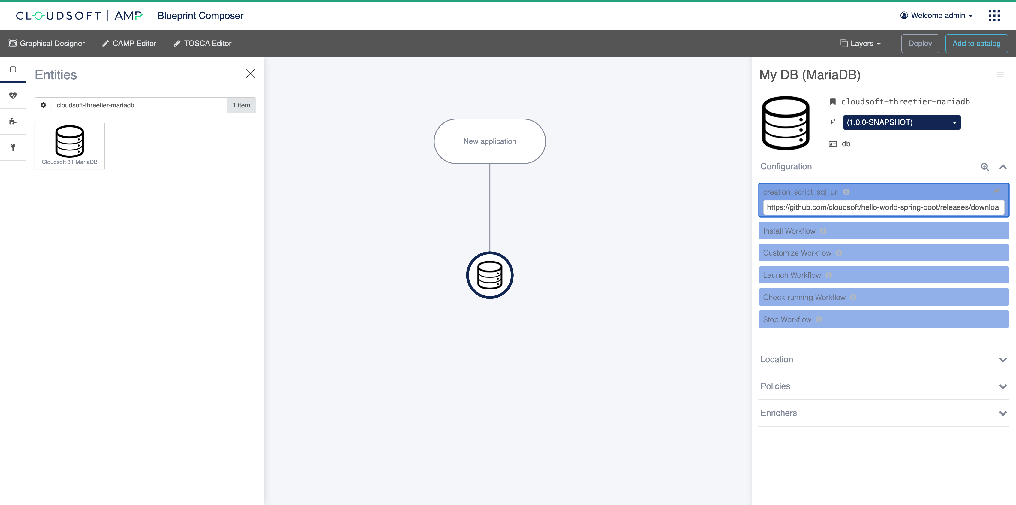 Blueprint composer - Step 1